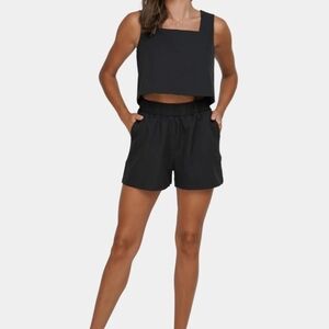 Two Piece Short Set LINEN BLEND SZ.XS NWT O.P.T